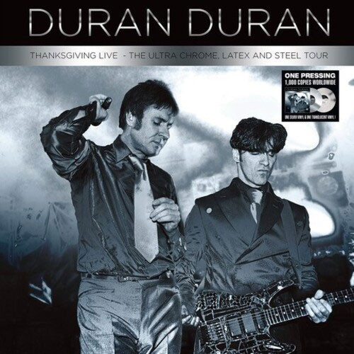 Duran Duran Thanksgiving Live - The Ultra Chrome, Latex & Steel Tour 2LP (Silver & Clear Vinyl)