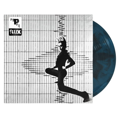 Poppy Flux LP (Black & Aqua Blue Galaxy Vinyl) 2