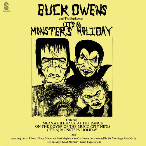 Buck Owens And The Buckaroos (It's A) Monsters' Holiday LP (Green Vinyl) 1