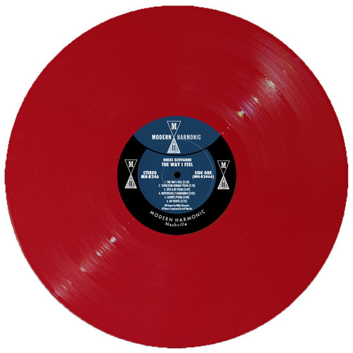 Nikki Giovanni The Way I Feel LP (Opaque Red Vinyl) 2