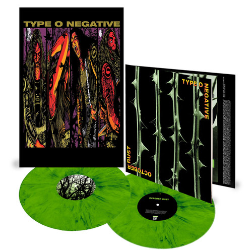 Type O Negative October Rust 2LP (Green & Black Mixed Vinyl) 1