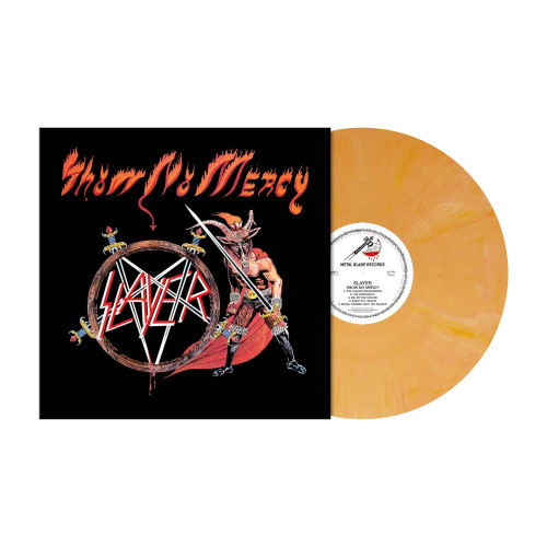 Slayer Show No Mercy LP (Flesh Pink/Orange Marbled Vinyl) 1