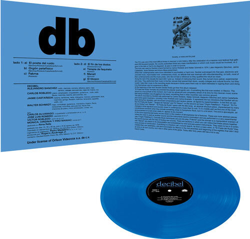 Decibel El Poeta Del Ruido LP (Blue Vinyl) 2