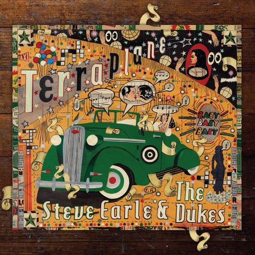 Steve Earle & The Dukes Terraplane LP (Transparent Gold Vinyl) 1