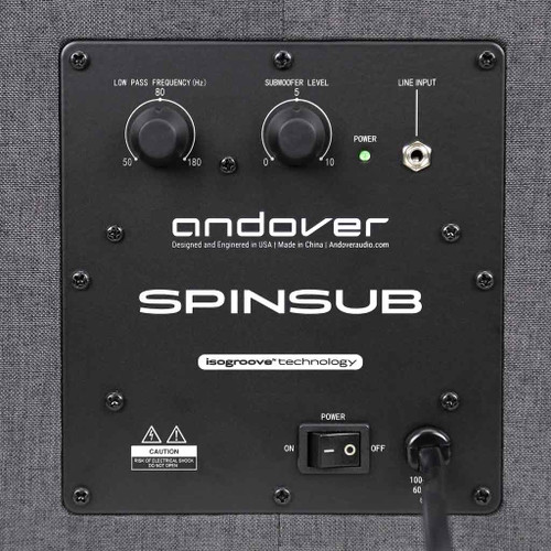 Andover SpinSub Subwoofer (Black)