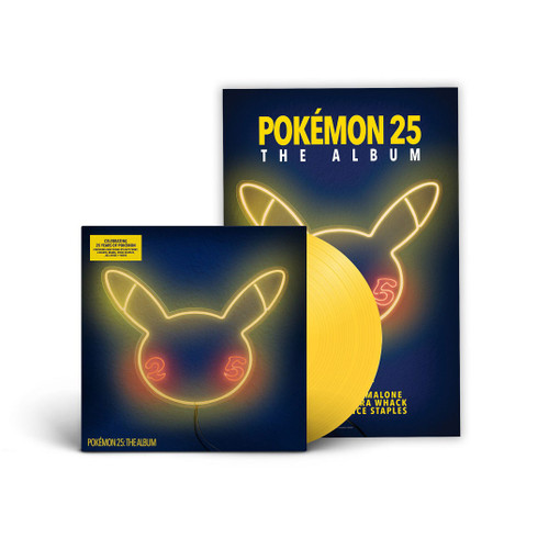 Pokemon 25: The Album LP (Yellow Vinyl) 2