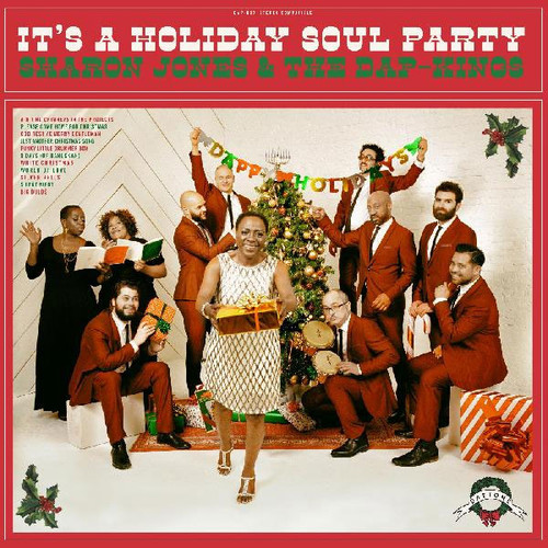 Sharon Jones & The Dap-Kings It's A Holiday Soul Party LP (Candy Cane Vinyl) 1