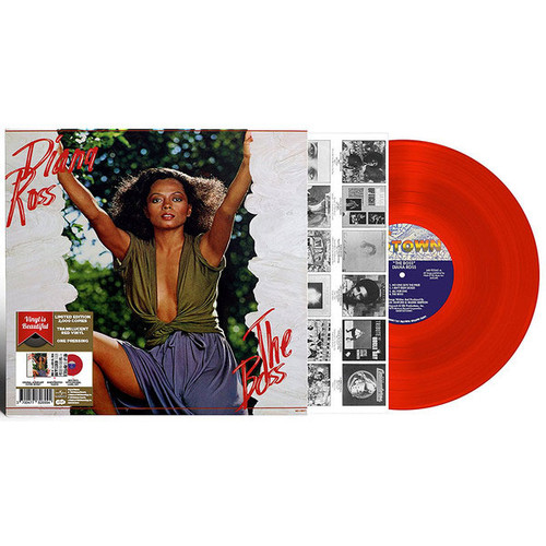 Diana Ross The Boss LP (Translucent Red Vinyl) 1