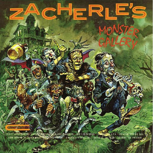 John Zacherle Zacherle's Monster Gallery LP (Clear with Green Swirl Vinyl) 1