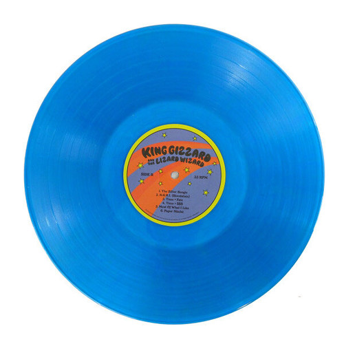 King Gizzard & The Lizard Wizard Paper Mache Dream Balloon Numbered Limited Edition 2LP (Pink & Blue Sea Glass Vinyl) 4