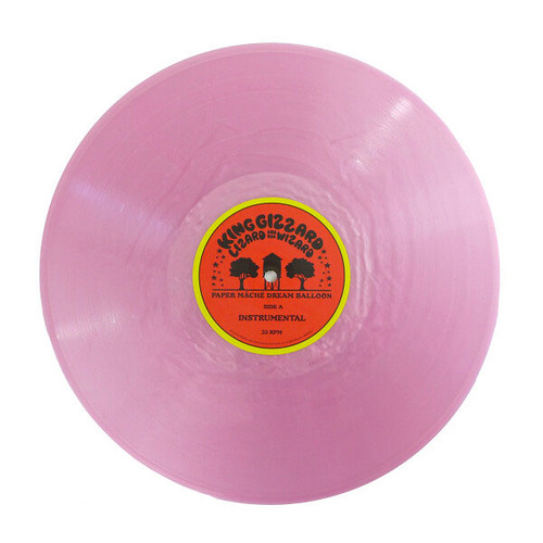 King Gizzard & The Lizard Wizard Paper Mache Dream Balloon Numbered Limited Edition 2LP (Pink & Blue Sea Glass Vinyl) 5