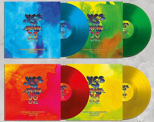 Yes Union 30 Live Numbered Limited Edition 180g 4LP Box Set (Color Vinyl) 2