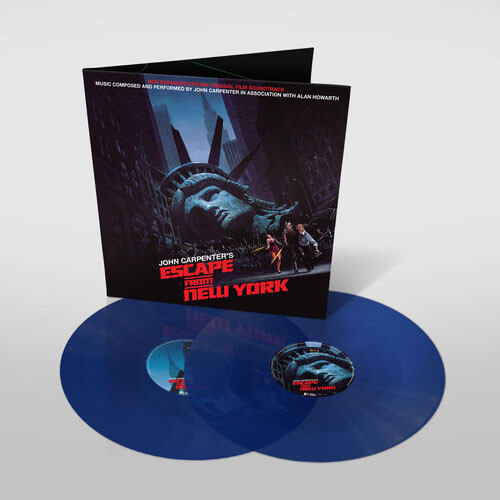 John Carpenter & Alan Howarth Escape From New York (Expanded Edition Original Film Soundtrack) Import 2LP (Blue Vinyl) 2