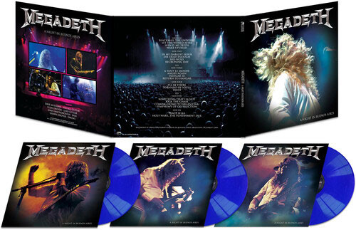 Megadeth A Night In Buenos Aires 3LP (Blue Vinyl) 2