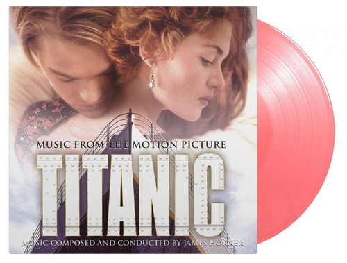 James Horner Titanic Soundtrack Numbered Limited Edition 180g Import 2LP (Transparent Pink Vinyl) 2