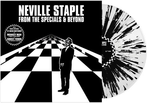 Neville Staple From The Specials & Beyond LP & 12" Vinyl (Black & White Splatter Vinyl) 2