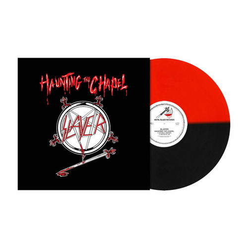 Slayer Haunting The Chapel 45rpm 12" Vinyl EP (Red & Black Split Vinyl) 1