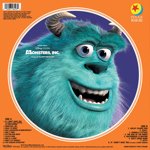 Randy Newman Music From Monsters, Inc. LP (Picture Disc) 2