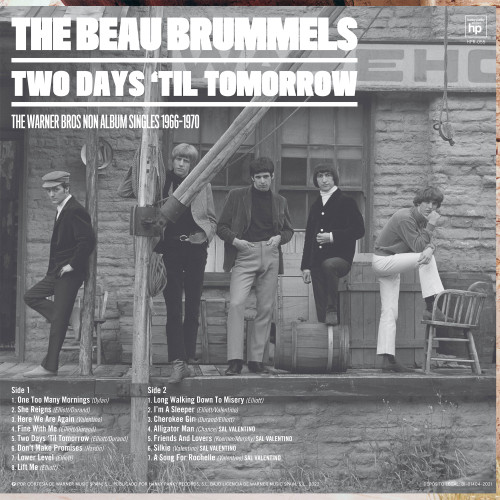 The Beau Brummels Two Days 'Til Tomorrow: The Warner Bros. Non Album Singles 1966-1970 LP (Mono) 2