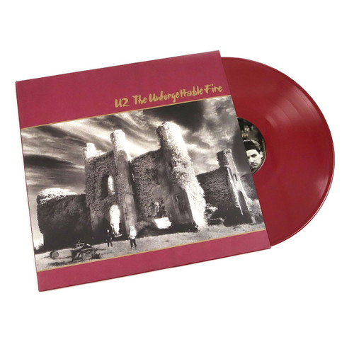U2 The Unforgettable Fire 180g LP (Red Wine Vinyl) 1