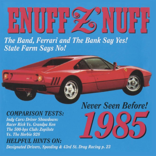 Enuff Z'Nuff 1985 LP (Blue & Red Splatter Vinyl) 1