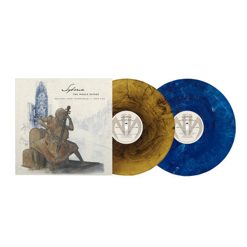 Inon Zur Syberia: The World Before (Original Game Soundtrack) 2LP (Clear Brown & Clear Aqua Galaxy Vinyl) 2