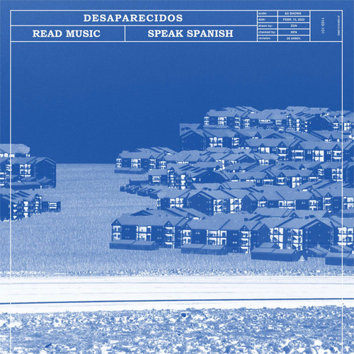 Desaparecidos Read Music/Speak Spanish LP (Transparent Blue Vinyl) 1