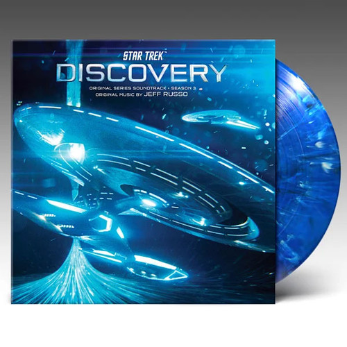 Jeff Russo Star Trek Discovery: Season 3 (Original Series Soundtrack) 2LP (Blue & White Marbled Vinyl)