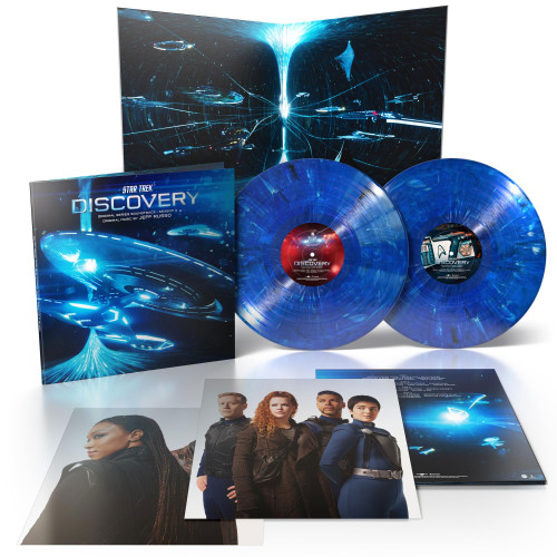 Jeff Russo Star Trek Discovery: Season 3 (Original Series Soundtrack) 2LP (Blue & White Marbled Vinyl) 1