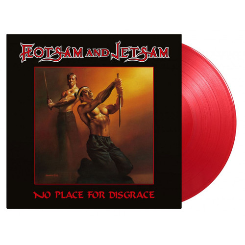 Flotsam and Jetsam No Place for Disgrace Numbered Limited Edition 180g Import LP (Translucent Red Vinyl) 2