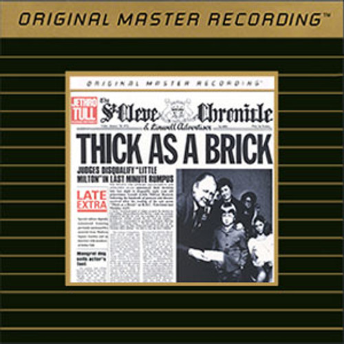 Jethro Tull Thick As A Brick Pre-Owned Mint Gold CD 1