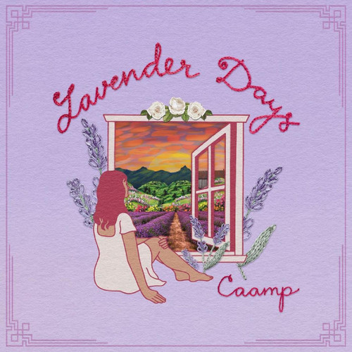 Caamp Lavender Days LP (Pink & Purple Galaxy Swirl Vinyl) 1