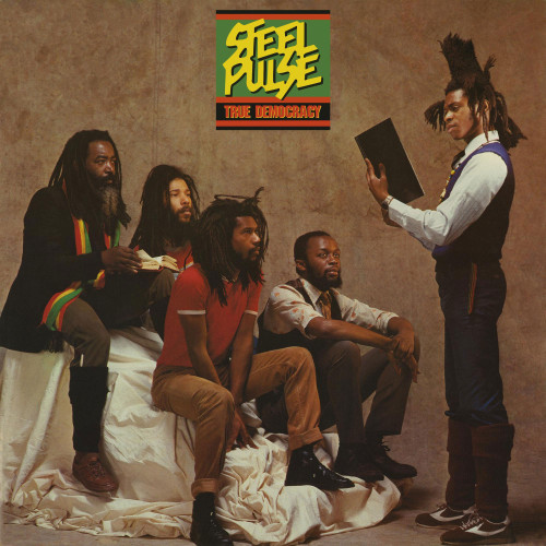Steel Pulse True Democracy LP (Tri-Color Striped Vinyl) 1