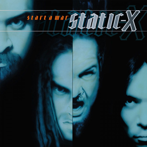 Static-X Start A War Numbered Limited Edition 180g Import LP (Translucent Blue, Solid White & Black Marbled Vinyl) 1