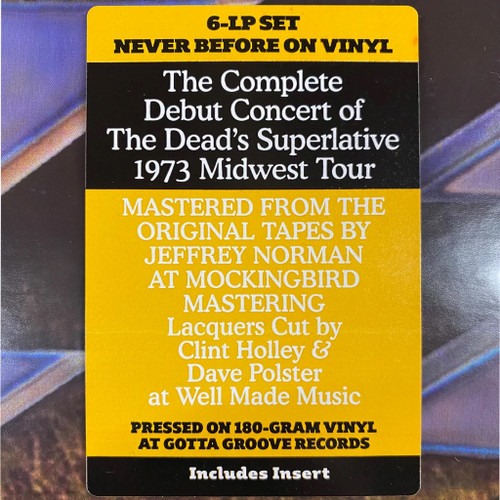 The Grateful Dead Dick's Picks Volume 19 Hand-Numbered Limited Edition 180g 6LP Box Set 4