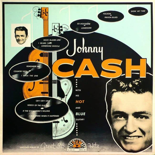 Johnny Cash Johnny Cash With His Hot And Blue Guitar LP (Color Vinyl) 1