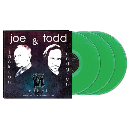 Joe Jackson & Todd Rundgren State Theater New Jersey 2005 3LP (Green Vinyl) 2