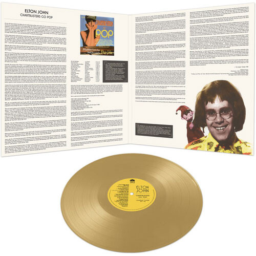 Elton John Chartbusters Go Pop: Legendary Covers '69 / '70 LP (Gold Vinyl)