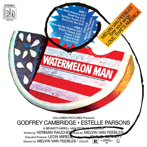 Melvin Van Peebles Watermelon Man LP (Green "Watermelon Skin" Vinyl) 1