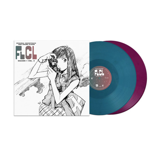 the pillows FLCL Season 1 Vol. 2 (Original Soundtrack and Drama Album) 2LP (Color Vinyl) 3