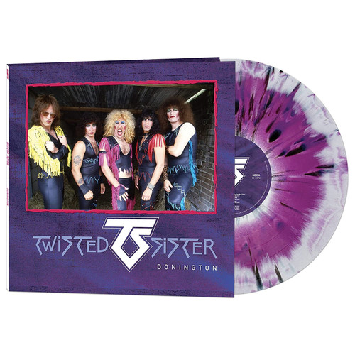 Twisted Sister Donington LP (Purple, Black & White Splatter Vinyl)