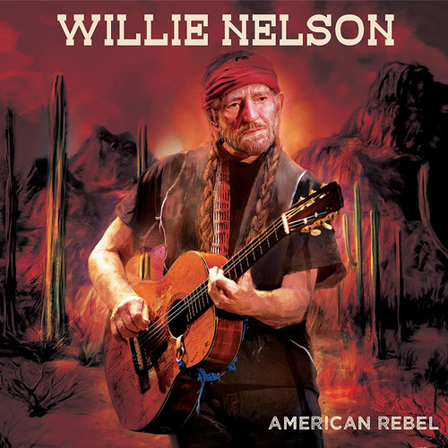 Willie Nelson American Rebel LP (Red Marble Vinyl)