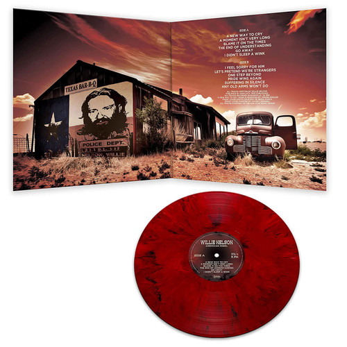 Willie Nelson American Rebel LP (Red Marble Vinyl) 3