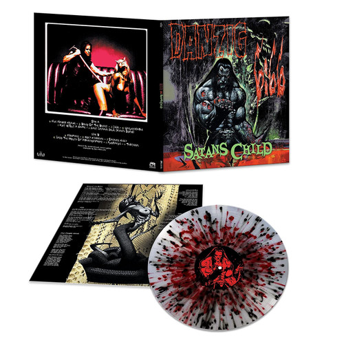 Danzig 6:66 Satan's Child LP (Red & Black Splatter Vinyl) 4