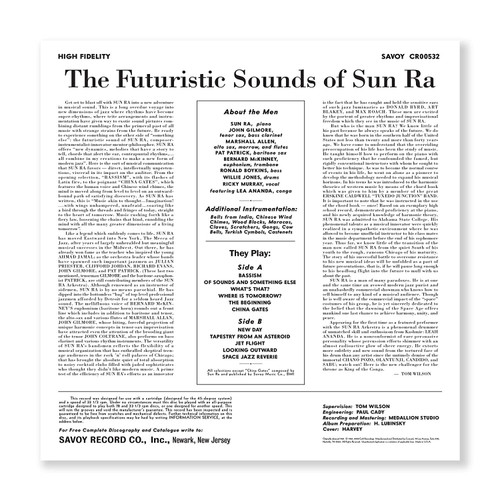 Sun Ra The Futuristic Sounds of Sun Ra 180g LP 3