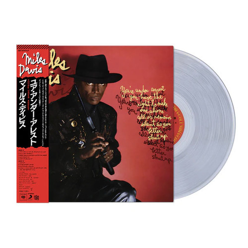 Miles Davis You're Under Arrest LP (Crystal Clear Vinyl)