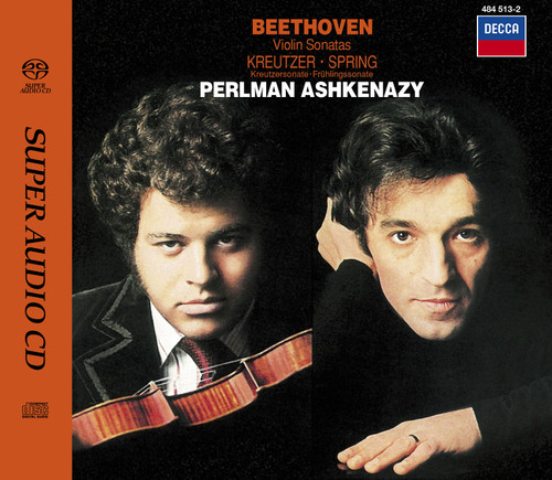 Itzhak Perlman & Vladimir Ashkenazy Beethoven Violin Sonatas No. 5 & 9 Hybrid Stereo Japanese Import SACD 1