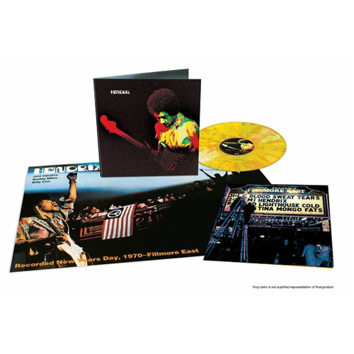 Jimi Hendrix Band of Gypsys LP (Red, Green & Yellow Swirl Vinyl) 2