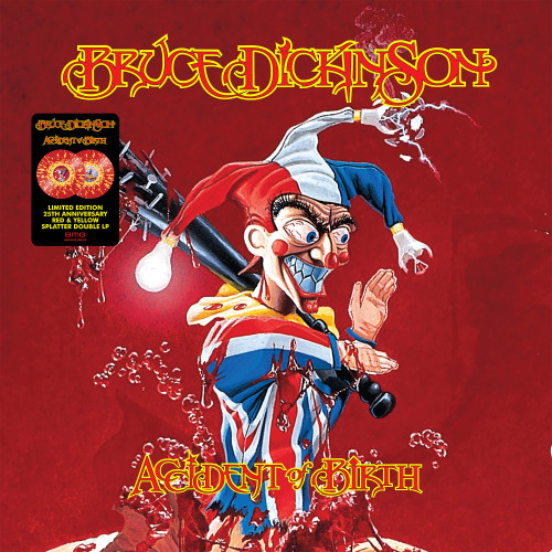 Bruce Dickinson Accident of Birth 2LP (Red & Yellow Splatter Vinyl) 1