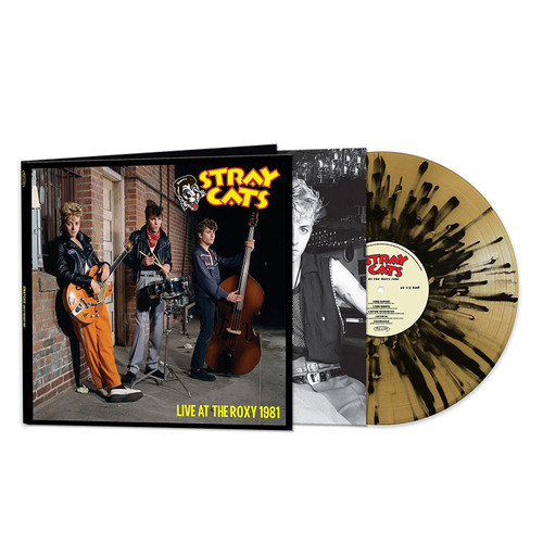 Stray Cats Live at the Roxy 1981 LP (Gold & Black Splatter Vinyl) 2